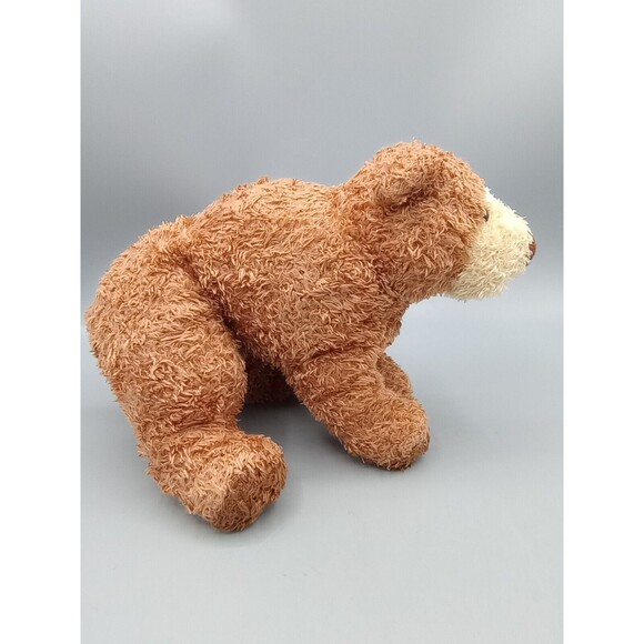 Douglas The Cuddle Toy Plush Brown Bear 9" Long. Standing On All Four Legs. - Picture 3 of 10